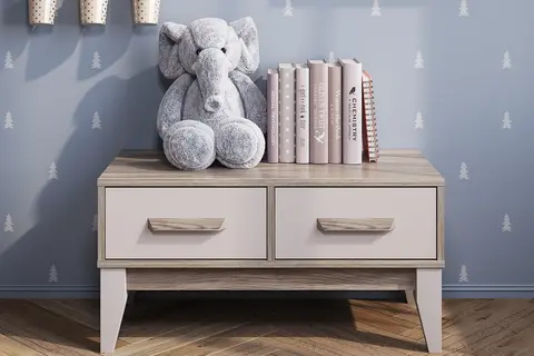 Тумба Скандика ТБ-17 дуб смоки / кашемир