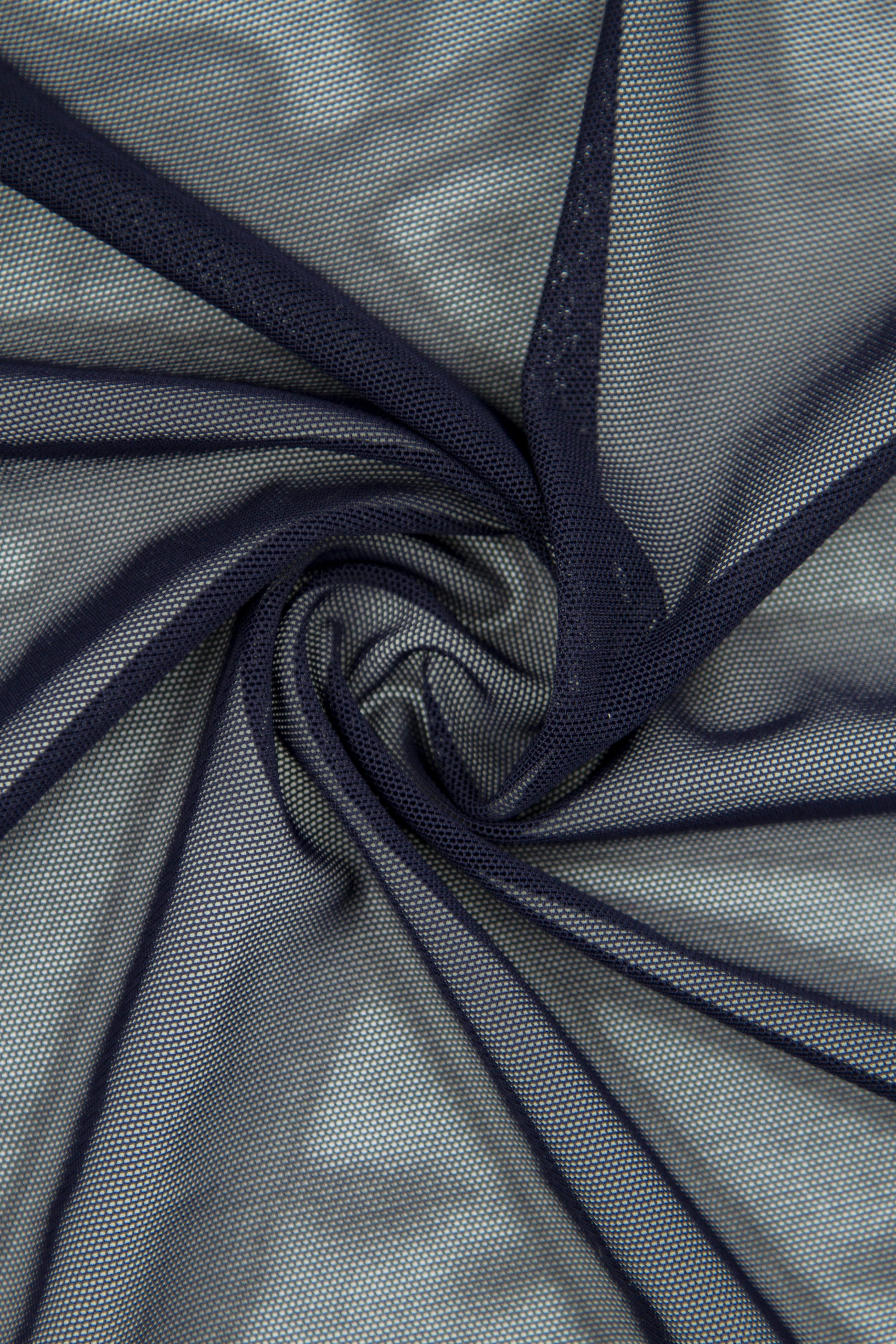 Сетка эластичная иссиня-черная отрезом 75х50 см (Турция)