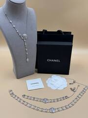 Колье/чокер CHANEL коллекция Bouton de CAMELIA white VGOLD