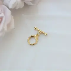 Замочек - тогл, 10,5*16,3 мм, позолота, З022