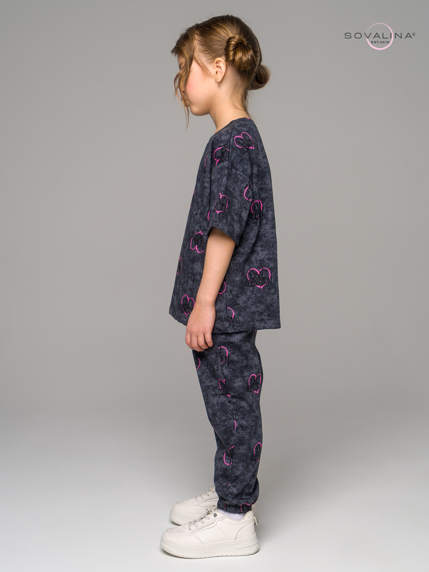 Костюм Daily girl варенка сердце фуксия mini