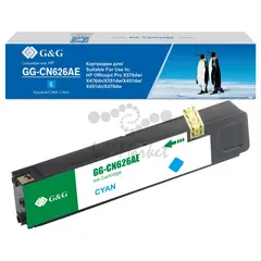Картридж струйный G&G GG-CN626AE голубой (110мл) для HP Officejet Pro X576dw, X476dn, X551dw, X451dwX451dn, X476dw