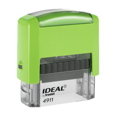 Ideal 4911 автоматическая для штампа 38х14мм (заправлен черной краской для ткани)