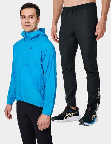 Костюм мужской беговой Nordski Easy Run 2.0 Сobalt-Black