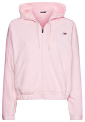 Женская толстовка Tommy Hilfiger Relaxed Branded Zip Up Hoodie - pastel pink