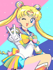 Картина по номерам Сейлор Мун Поп Арт