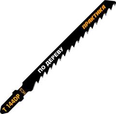 Купить в интернет-магазине | Пилки для лобзика по дереву, ДСП ПРАКТИКА тип T144DP 100 х 75 мм, грубый рез, HCS (2шт.) (034-526)