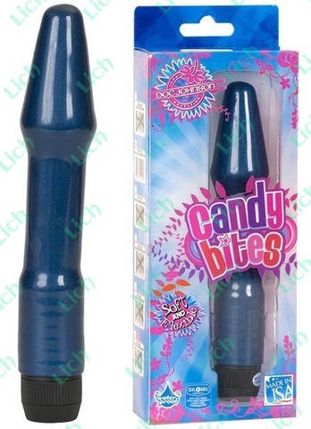 Синяя анальная свеча CANDY BITES