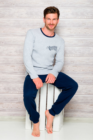 Мужская пижама 7W Kuba 1011 Grey Taro