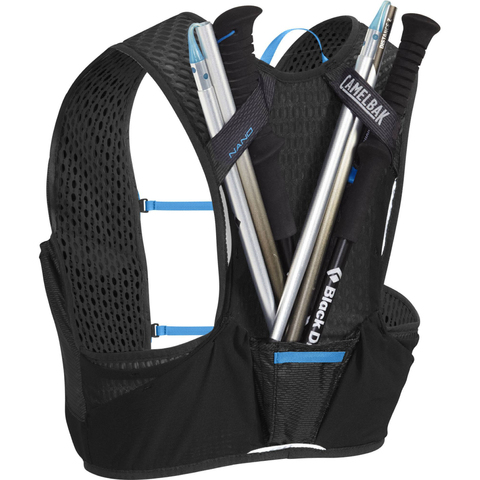 Картинка рюкзак беговой Camelbak Nano Vest Black/Atomic Blue - 2