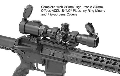 Прицел LEAPERS Accushot T8 Tactical 1-8x28, 30 мм, сетка BG4
