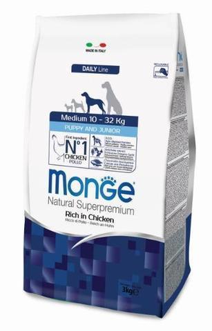 купить Monge Dog Medium корм для щенков средних пород