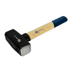 Кувалда КОБАЛЬТ 3000 гр., деревянная рукоятка из ясеня, длина рукоятки 350 мм