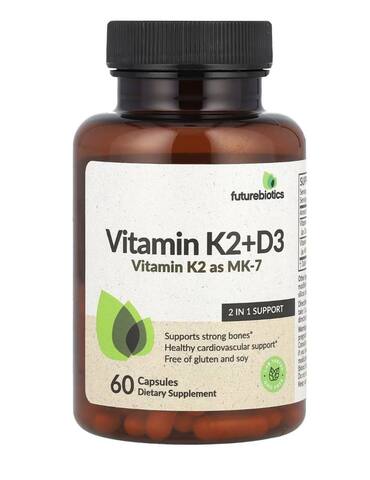 Futurebiotics Витамин K2 + D3 60 капсул