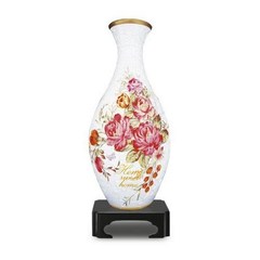 3D-пазл"Вазы. Бархатная Роза"