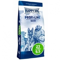 Happy Dog Profi-Line Basic 23/9,5 сбалансированный корм для собак всех пород 20 кг