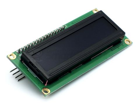 Дисплей LCD1602, 2-строчный, синий, с I2C модулем