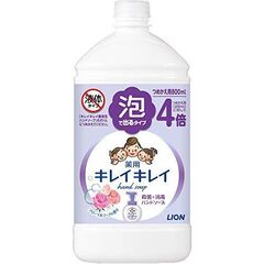 Мыло-пенка для рук Lion Япония KireiKirei, цветочный аромат, 800 мл