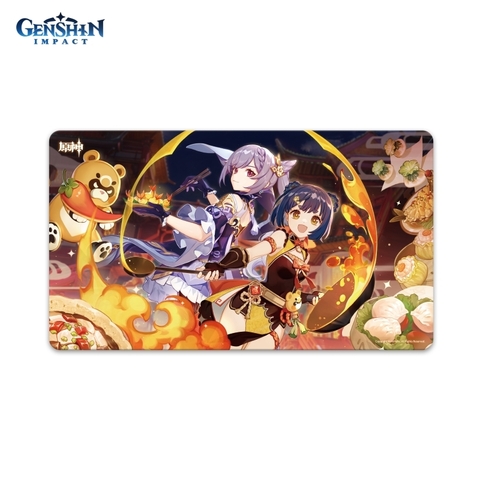 Коврик для мыши 40*70 см Genshin Impact Desk Mat Moonlight Merriment 6974696618969