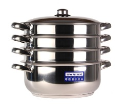 Мантоварка для индукционной плиты Arian Gastro Турция диаметр 28 см с 3 сетками 2000.651