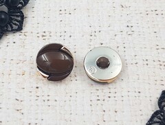 Пуговицы костюмные, d 1,8 см, коричневый