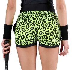 Женские теннисные шорты Hydrogen Panther Tech Shorts - fluo yellow