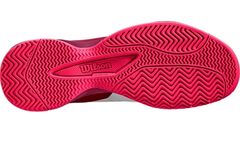 Детские теннисные кроссовки Wilson Rush Pro JR L - white/beet red/diva pink