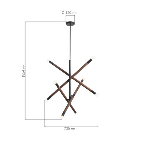 Светильник подвесной ST Luce Cork SL6226.403.08
