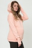 Утепленное худи для беременных и кормящих 11968 персиковый