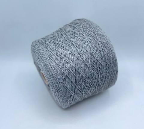 G&G Filati (пр.Италия),art-Divino 3/14 467/100гр, 70%Кашемир, 30%Шелк,цвет-Серый меланж. арт.32929