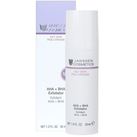 Janssen Oily Skin: AHA+BHA эксфолиатор (AHA+BHA Exfoliator)