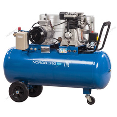 NORDBERG ECO (NCE100/400) Компрессор поршневой с ременным приводом, объем 100 л