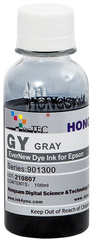 Чернила DCtec 901300 для Epson. Серые, водорастворимые, 100 мл.