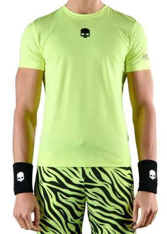 Теннисная футболка Hydrogen Basic Tech T-Shirt - fluo yellow
