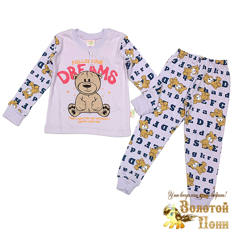 Пижама хл/инт д (1-4) 240915-YK8983