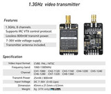 Видеопередатчик FPV RushFPV VTX 1.2G/1.3G 800mW SMA
