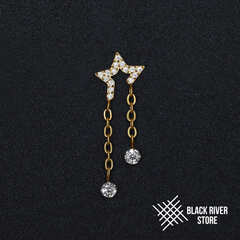 Pendant Starfall Crystal PVD Yellow