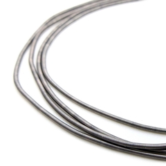 Канитель мягкая, гладкая, KAN/MK, 1,3 мм, матовая, графит