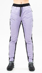 Женские премиальные брюки Nordski Hybrid Warm 2.0 Black/Lavender W