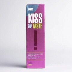 Гель со вкусом ежевики и согревающим эффектом INTT Kiss ans taste! 55 мл