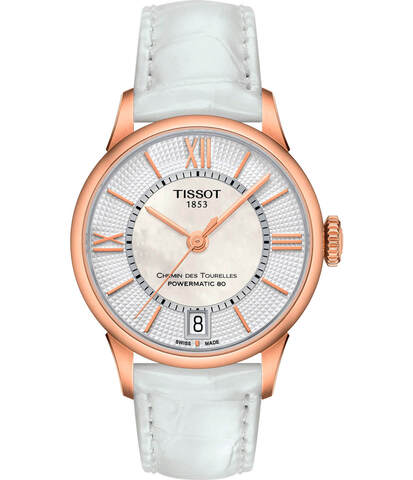 Наручные механические часы Tissot Chemin des Tourelles Powermatic 80 Lady T099.207.36.118.00