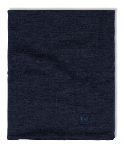 Картинка шарф-труба Buff Wool heavyweight Solid Night Blue - 4