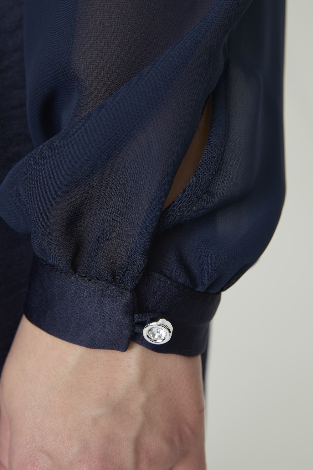 Комбинезон из атласной ткани, синий