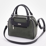 Сумка Саломея 269 македония оливковый + черный