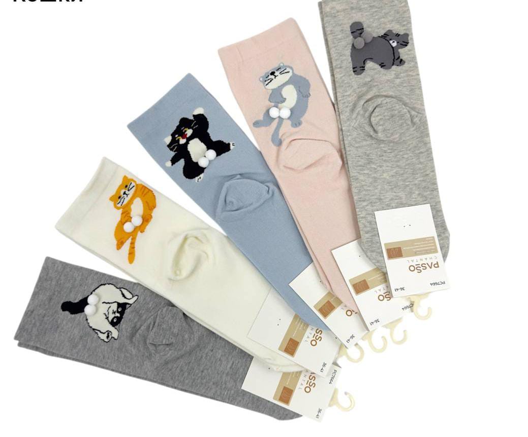 Носочки Passo Хлопок 36-41 котики бубон