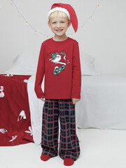 пижама  для мальчика  К 1600/вишня 1761 Н152.1
