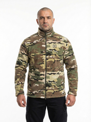 Толстовка Милитари флис на молнии (мультикам) (А)