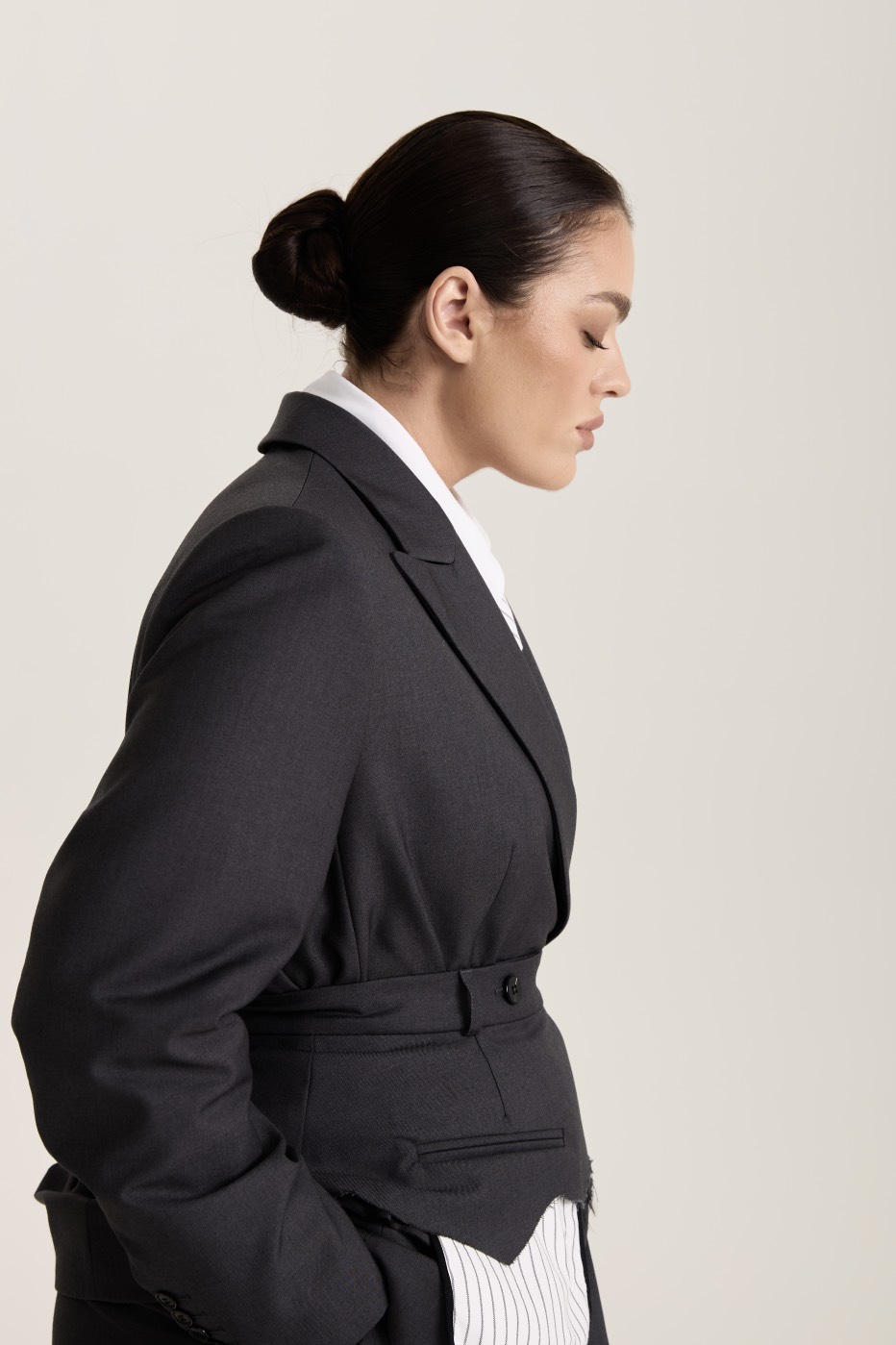 Пояс-баска, серый