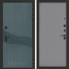 Входная металлическая дверь Бункер BN-13 Веллюто верде / Хомс Серый софт рельеф
