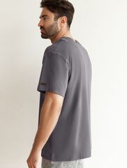 Свободная футболка  с авторским принтом  U49.048 (121466)